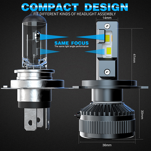products/700/led s28 sijalice h7.png - H4 SET CSP chip 12-24v 13000LM - ZA SREDNJE-DUGO-MAGLENKU - Xenon Svetla Beograd